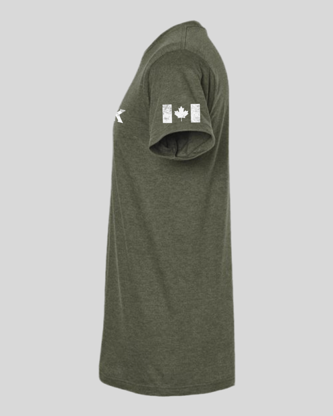 Tamarack Canadian Fitted Tee - Heather Military Green