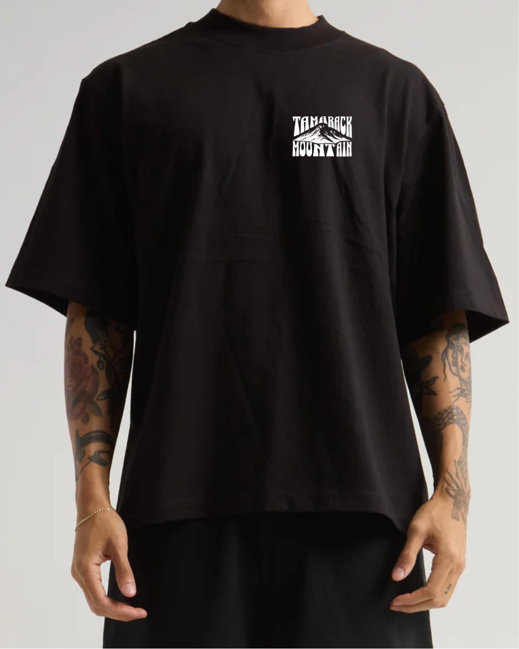 Tamarack Mountain Dropped shoulder Oversized Heavyweight Tee