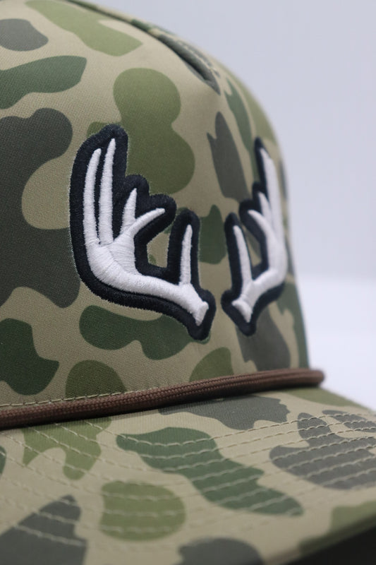 Tamarack Antler Hat - Green Camo