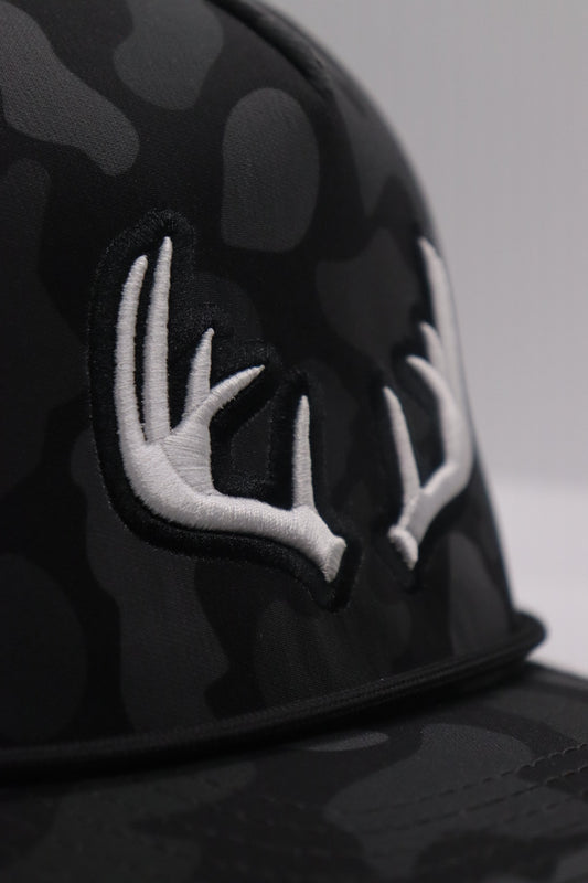 Tamarack Antler Hat - Dark Camo