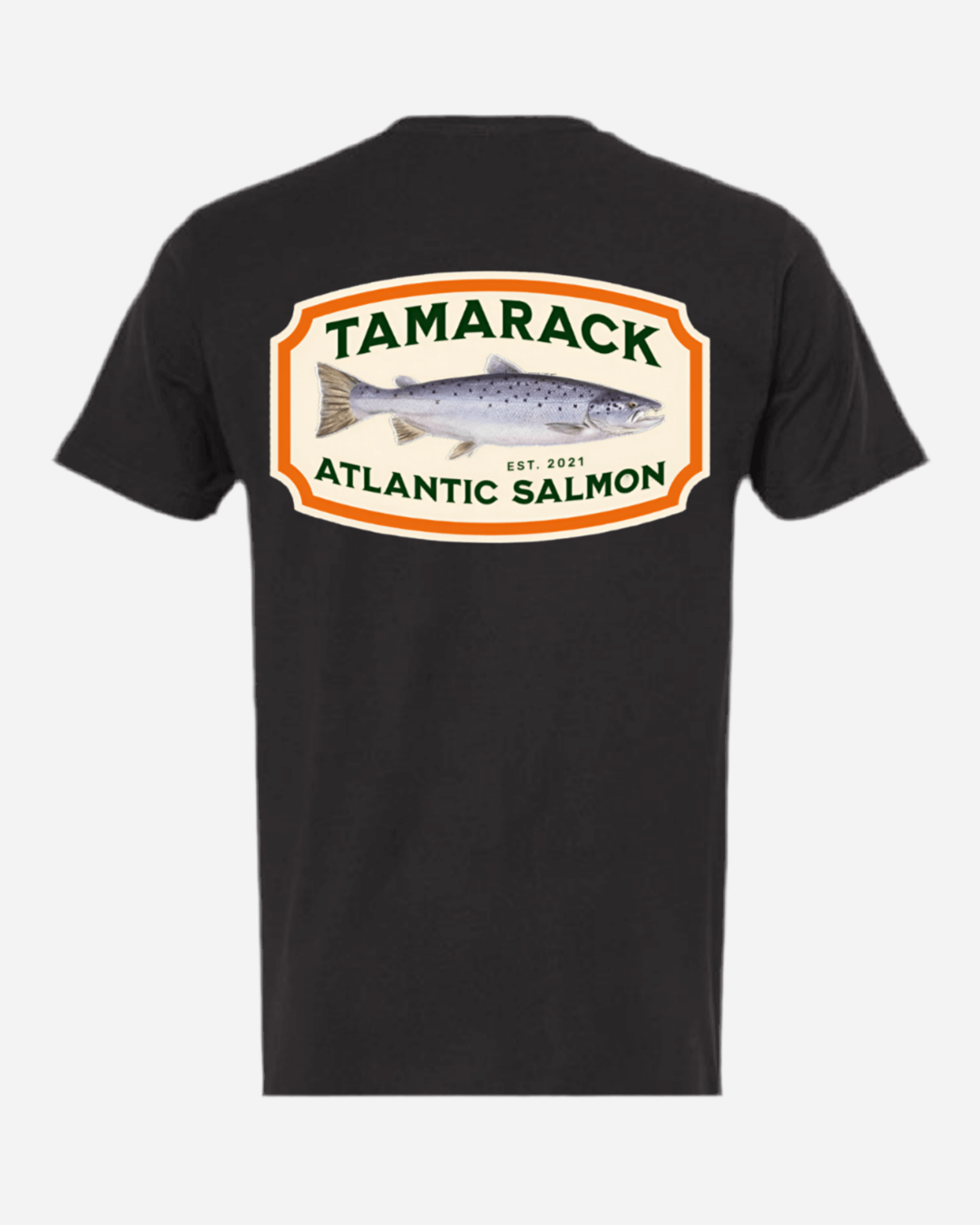 Atlantic Salmon Tee - Black
